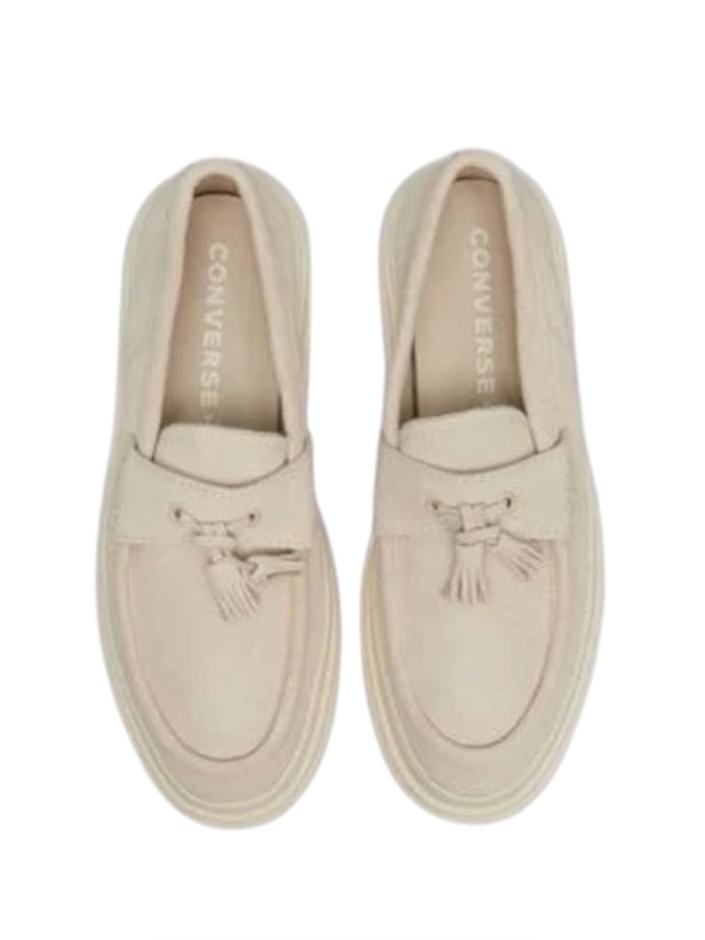 Converse Chuck Taylor All Star Lugged Heel Loafer Platform Suede Women’s Shoes - Picture 2 of 6